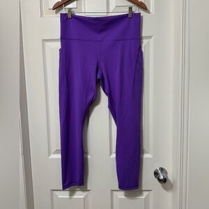 Lululemon wunder train high rise size 14 euc